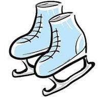 a sketch of a pair of ice skates