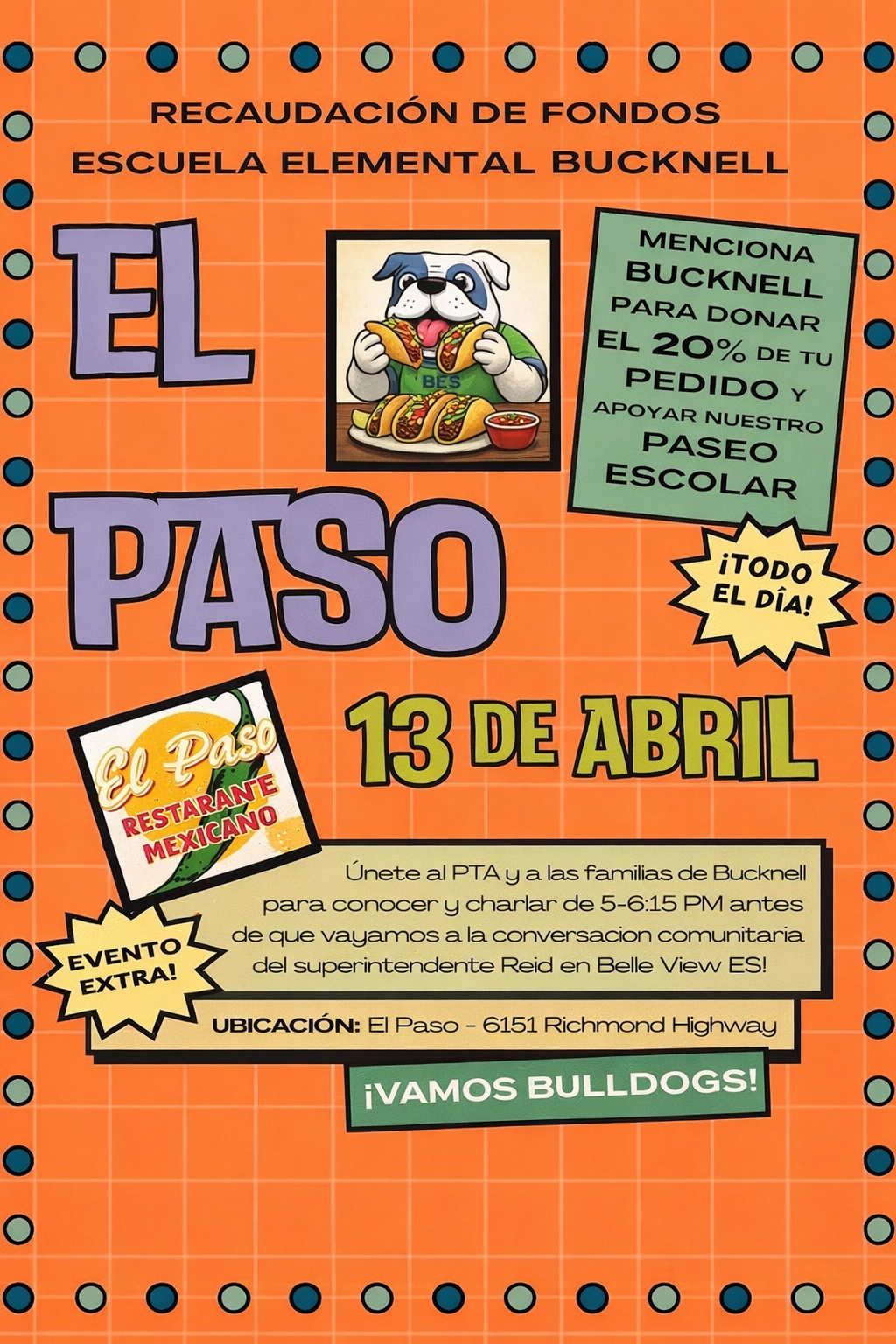 PTA Meetup Flyer in Spanish