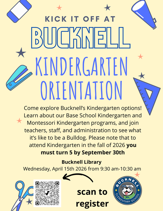 Kindergarten Orientation Flyer