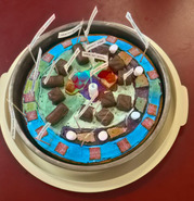 AP Human geography cake with decorations 1