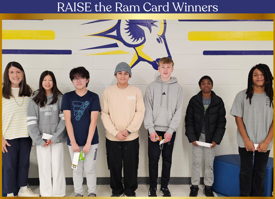 Raise the Ram card winners for March 19