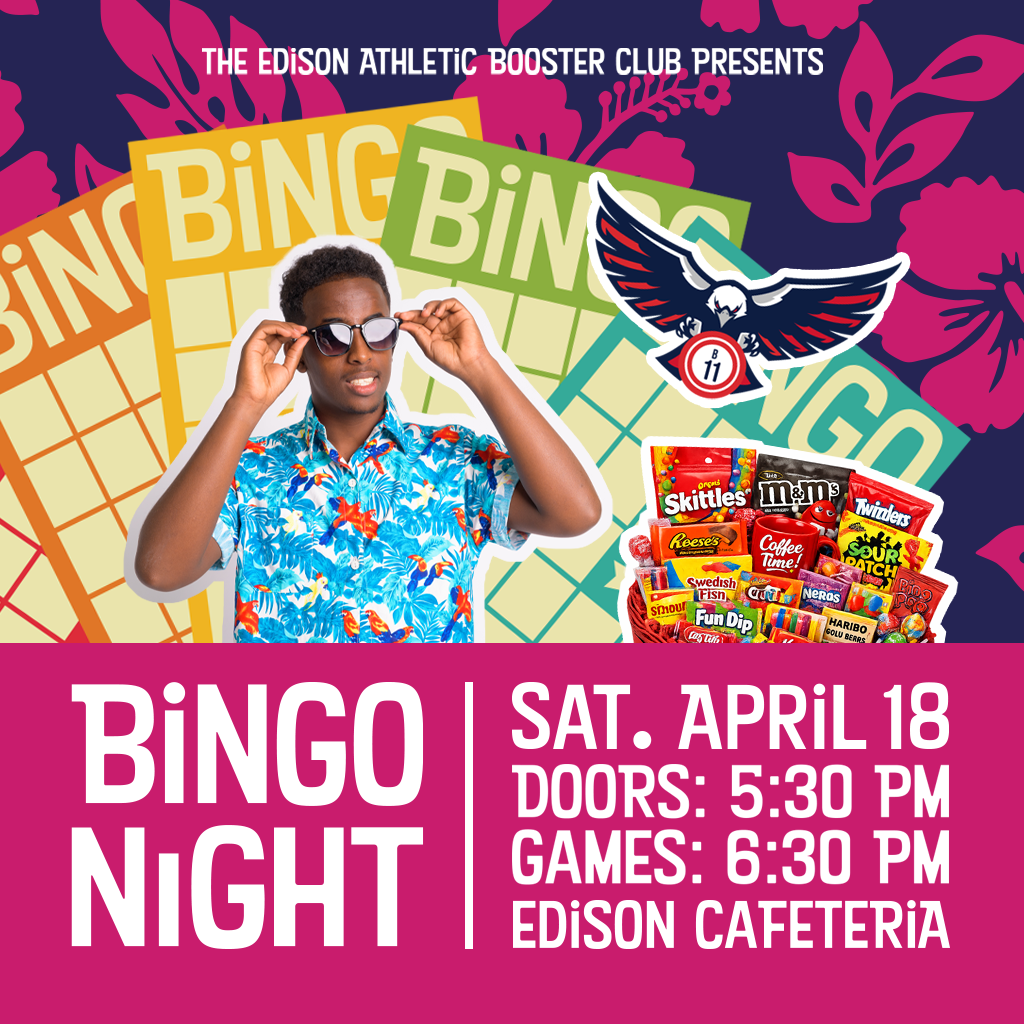 Bingo Night Boy in tropical wear