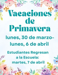 Spring Break Flyer
