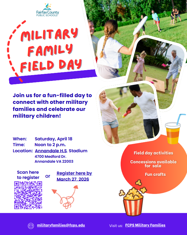 Military Family Field Day Flyer