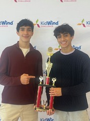 Pictured is Team A Squared 1st Place Winners: Amine Malouche & Akshay Sudhakar   