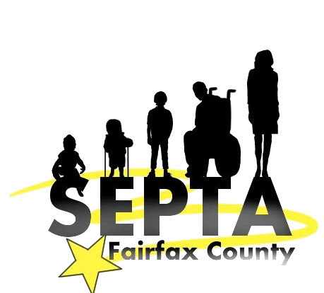 SEPTA with sillouettes of people