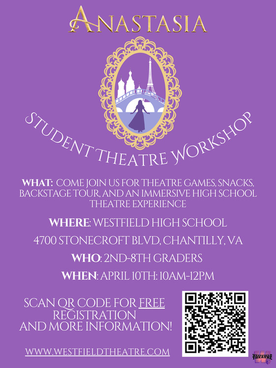 westfield high school theater workshop flyer