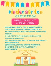 Kindergarten Orientation