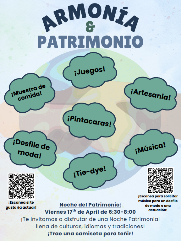 Harmony and Heritage second flyer Spanish