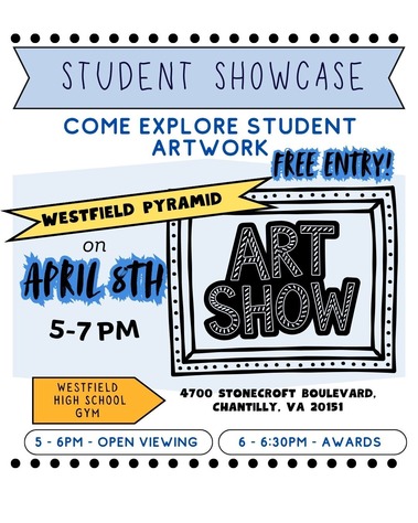 Student Showcase Art Show Flyer