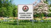 Image of office closed for spring break