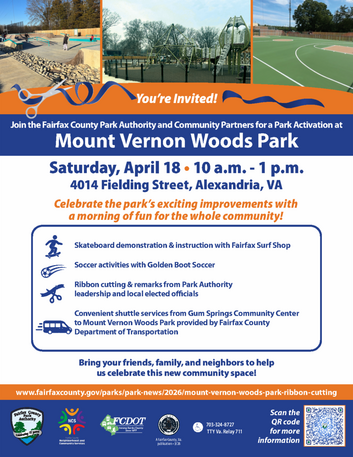Mount Vernon Woods Park Opening