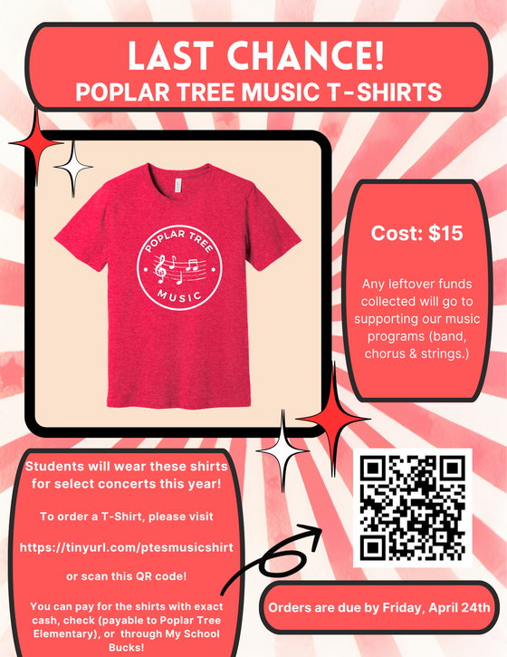 Poplar Tree Music T-Shirt Order