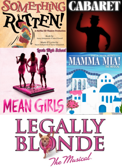 Spring 2026 Braddock High Schools theater plays posters
