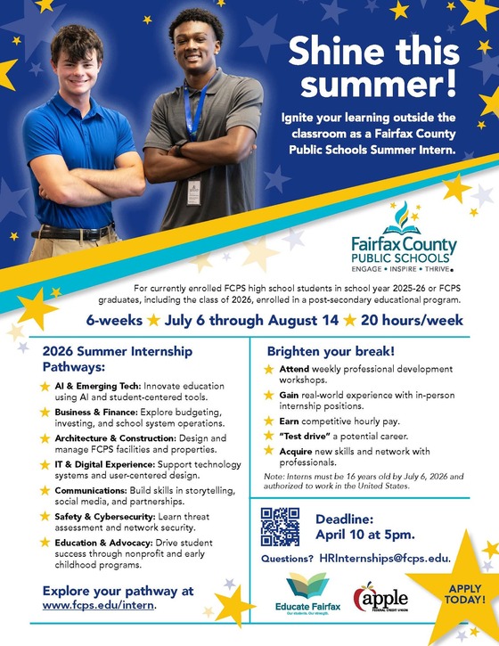 fcps summer intership