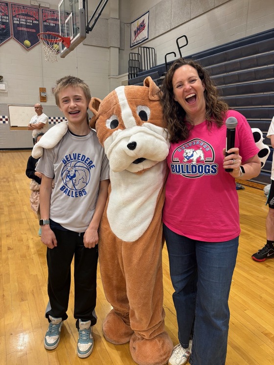 Belvedere Ballers with Justice Bulldog