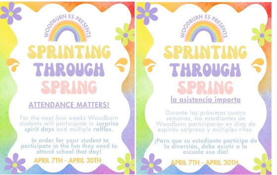 Sprinting Through Spring Graphic