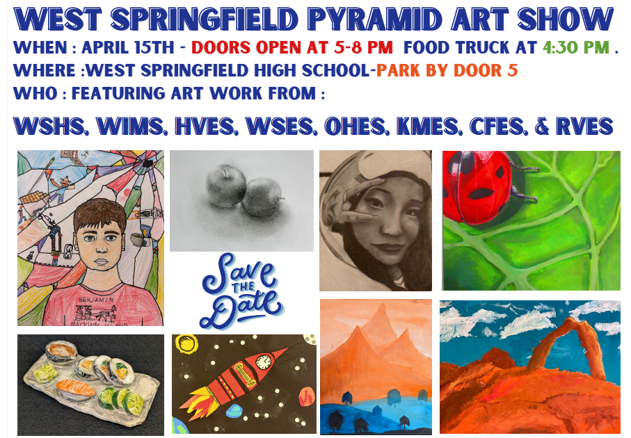 Flyer for West Springfield Pyramid Art Show