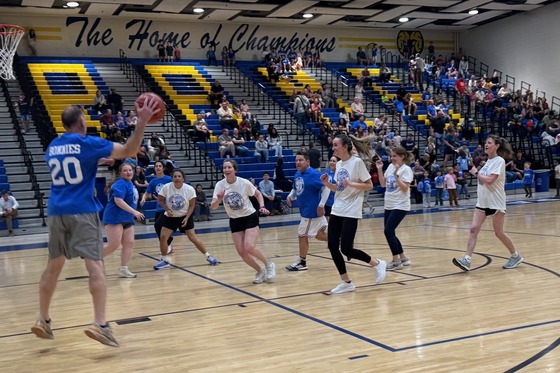 staff basketball game