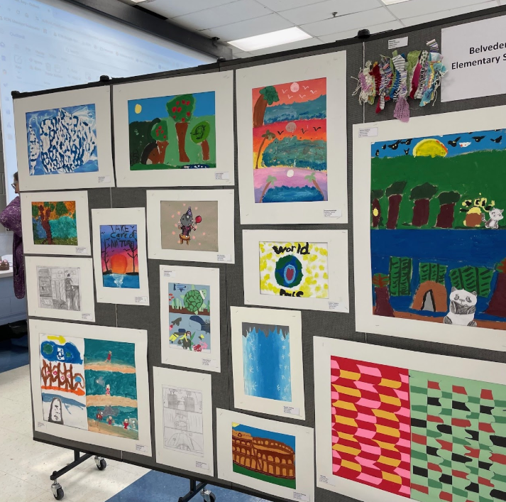 Belvedere Artwork at the Justice Pyramid Art Show