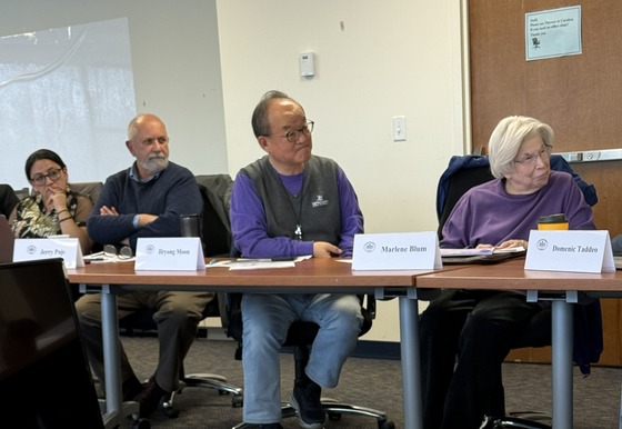 Attendees at the Affordable Housing Advisory Council meeting