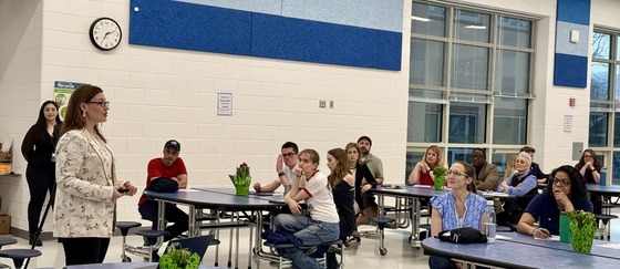 Melanie Meren at the Hunter Mill District Community Summit on March 10, 2026