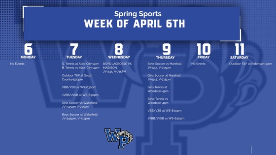 Week of April 6th
