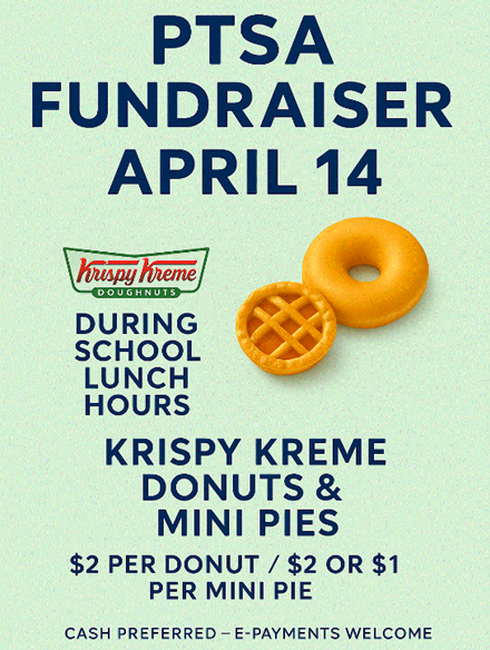 Donut fundraiser PTSA
