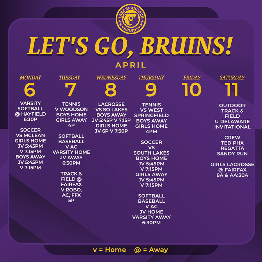 Bruins in Action This Week
