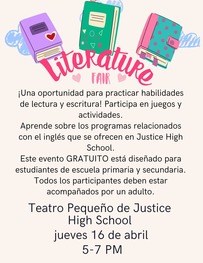Spanish Literature Fair Flyer