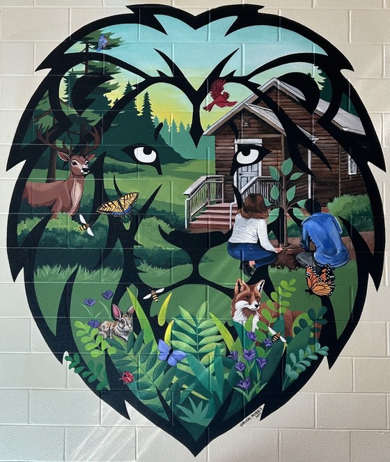 Liberty Lion Mural