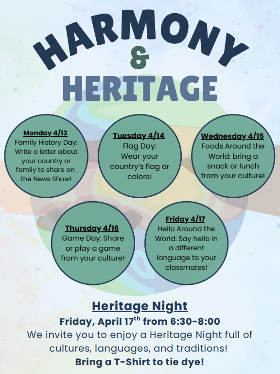 Harmony and Heritage flyer