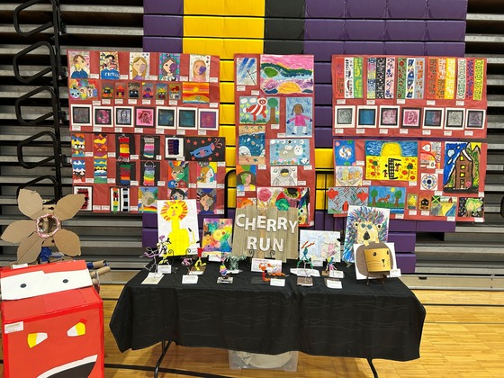 Pyramid art show