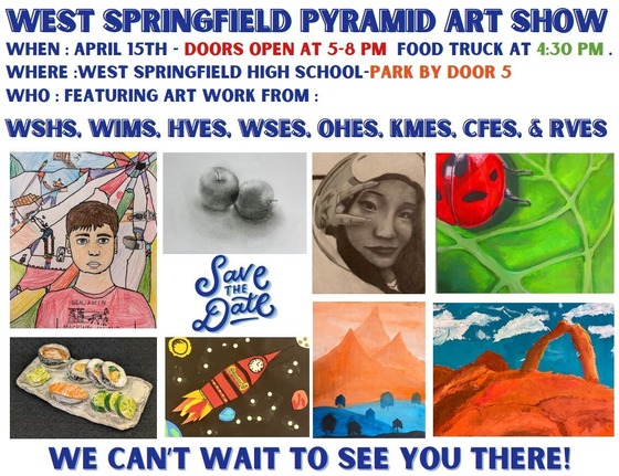 west springfield pyramid art show on April 15th
