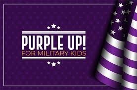 purple up for military kids