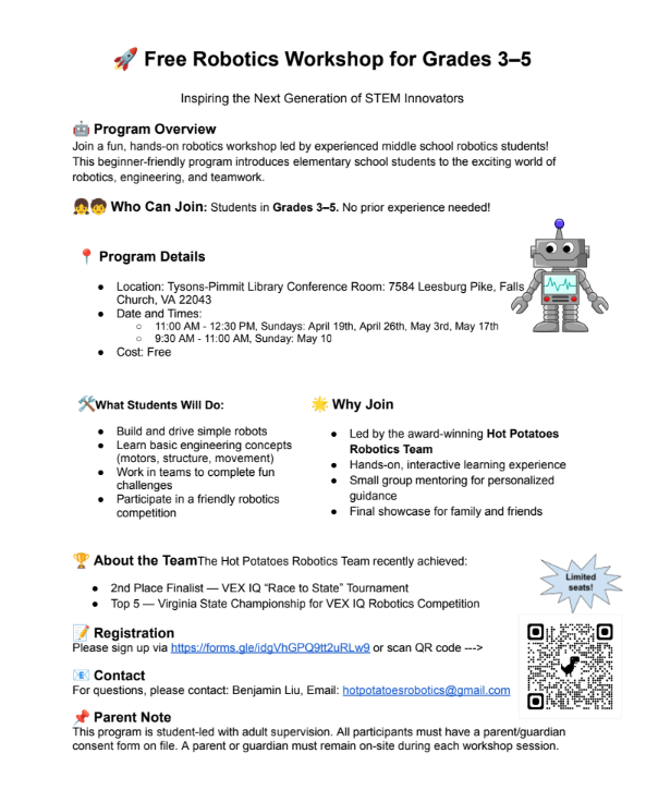 robotics flyer