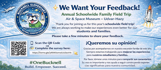 Feedback form for the Bucknell Schoolwide Field Trip