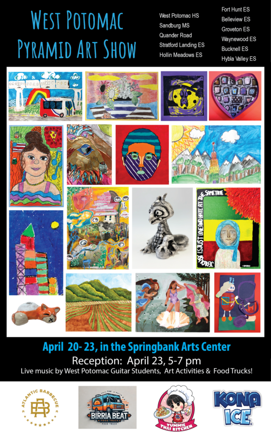 Pyramid Art Show information flyer