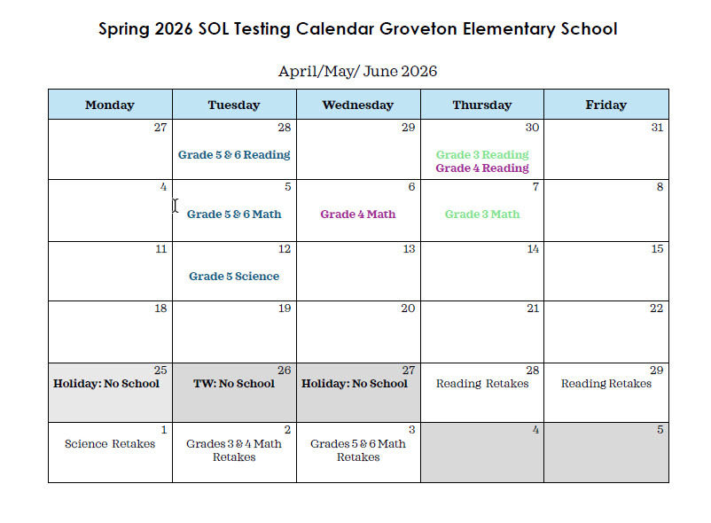 SOL Schedule 