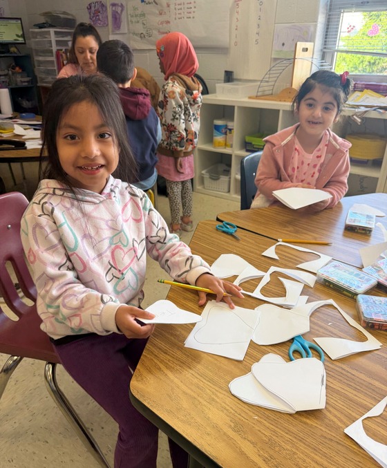 1st Graders in Class