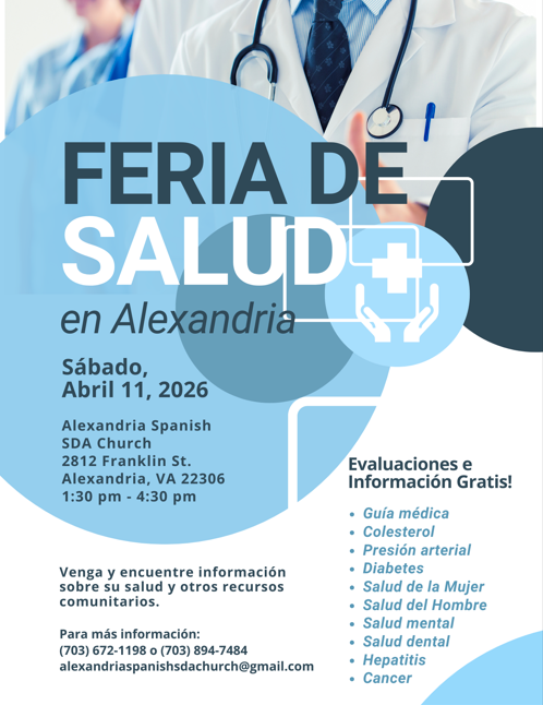 Alexandria Health Fair Information (Spanish)