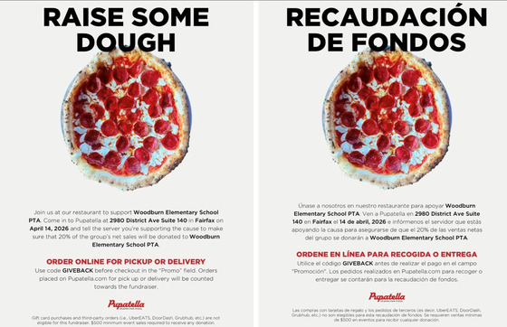 Pupatella Fundraiser 
