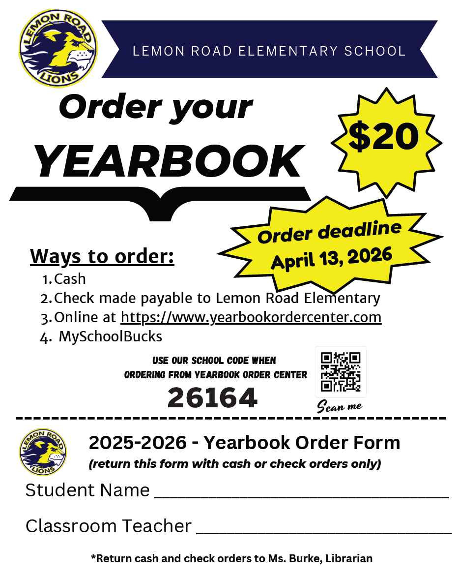 Yearbook Order Form