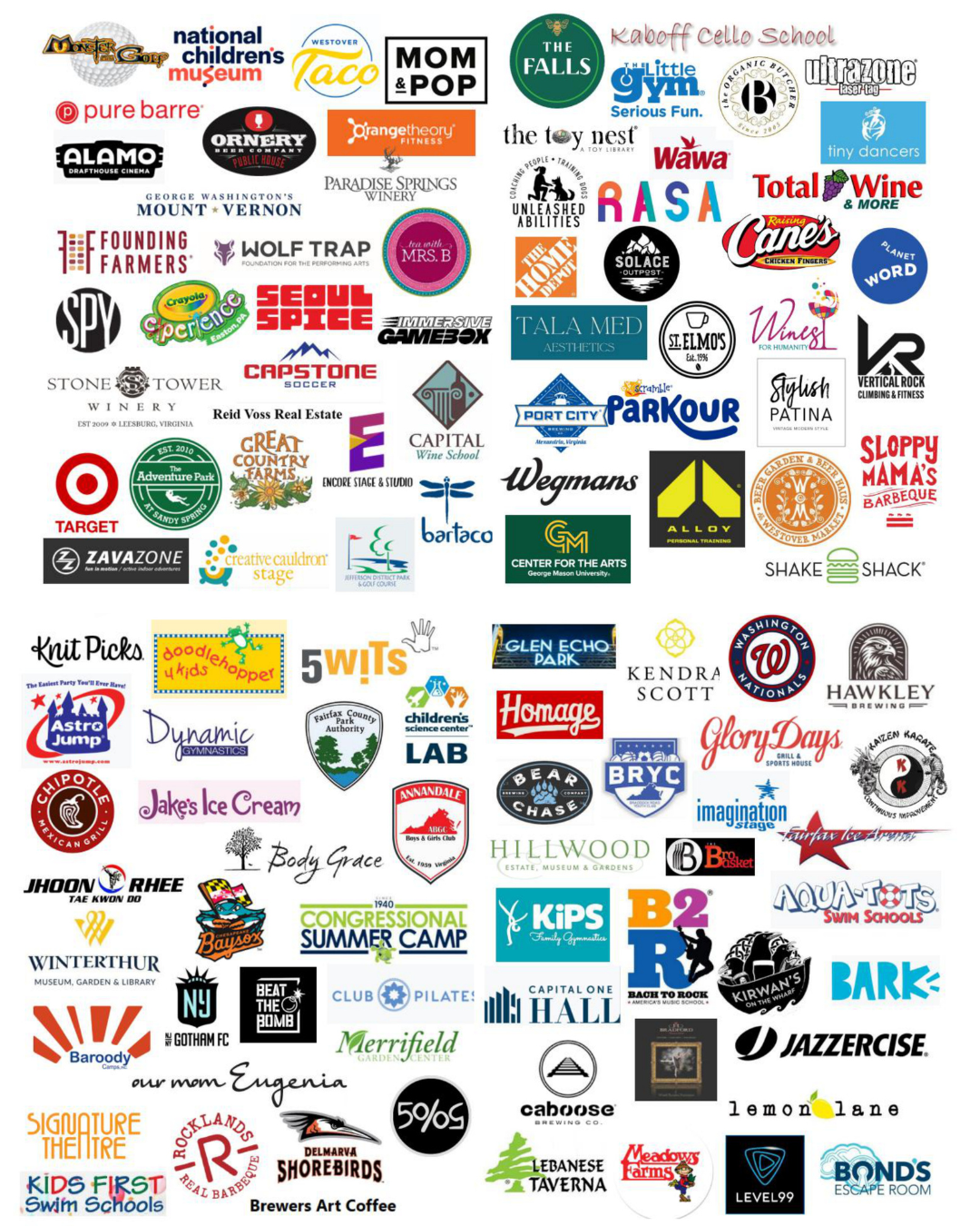 SHES PTA Auction Sponsors 