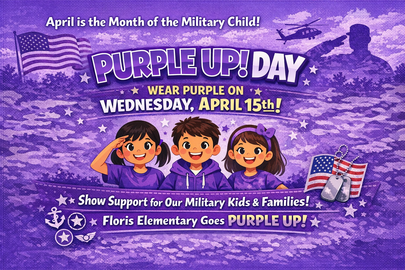 Purple Up Day Flyer