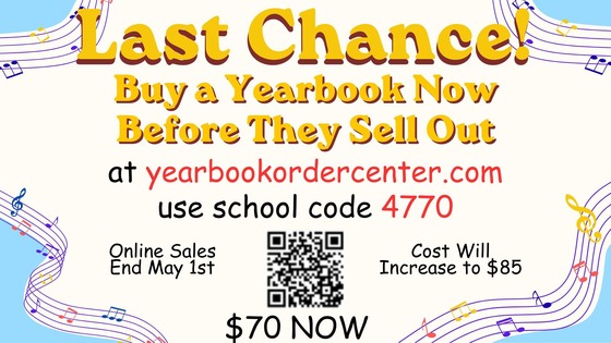 yearbook order ad that includes the same information as the text above