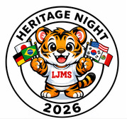 heritage night tiger holding flags