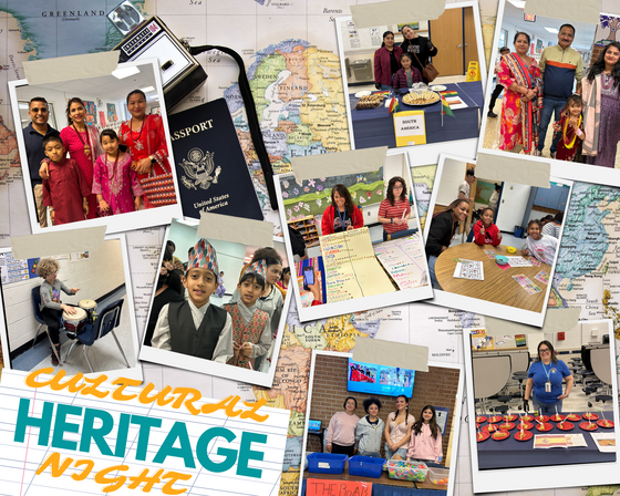 cultural heritage night photo collage
