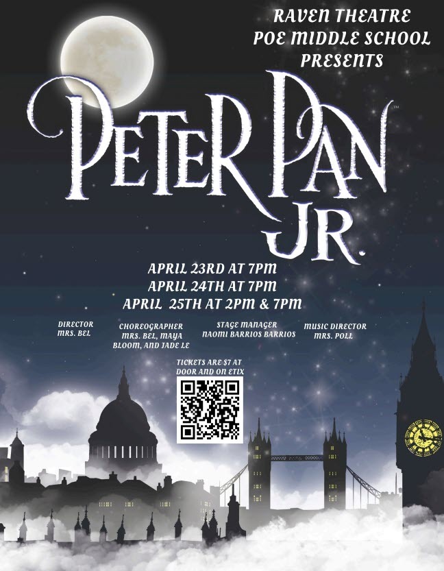 Peter Pan JR Show @ Poe Middle School