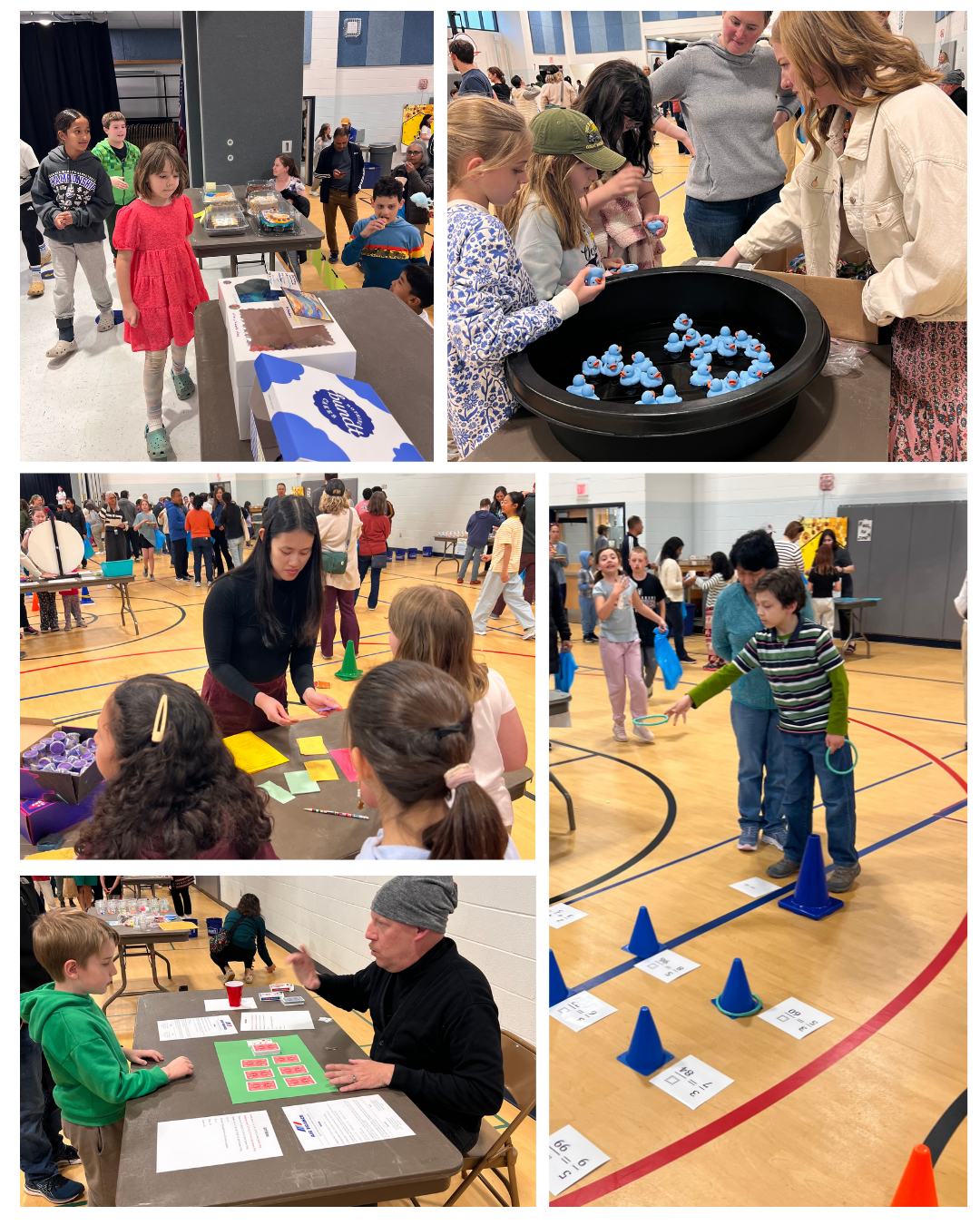 math carnival night photo collage